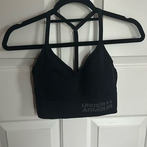 Under Armour Black Sports Compression Bra size M
